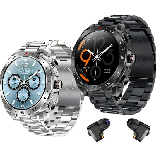 New Smart Watch & Bluetooth Earbuds 2-in-1