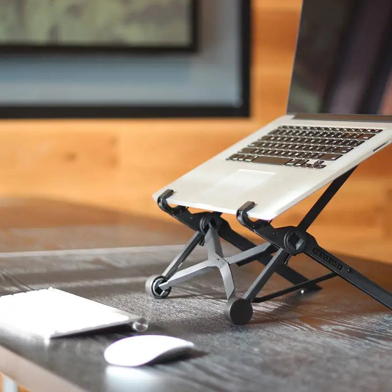 Folding Portable Laptop Stand, Adjustable Height Bracket for Optimal Viewing Angle, Laptop Accessories.
