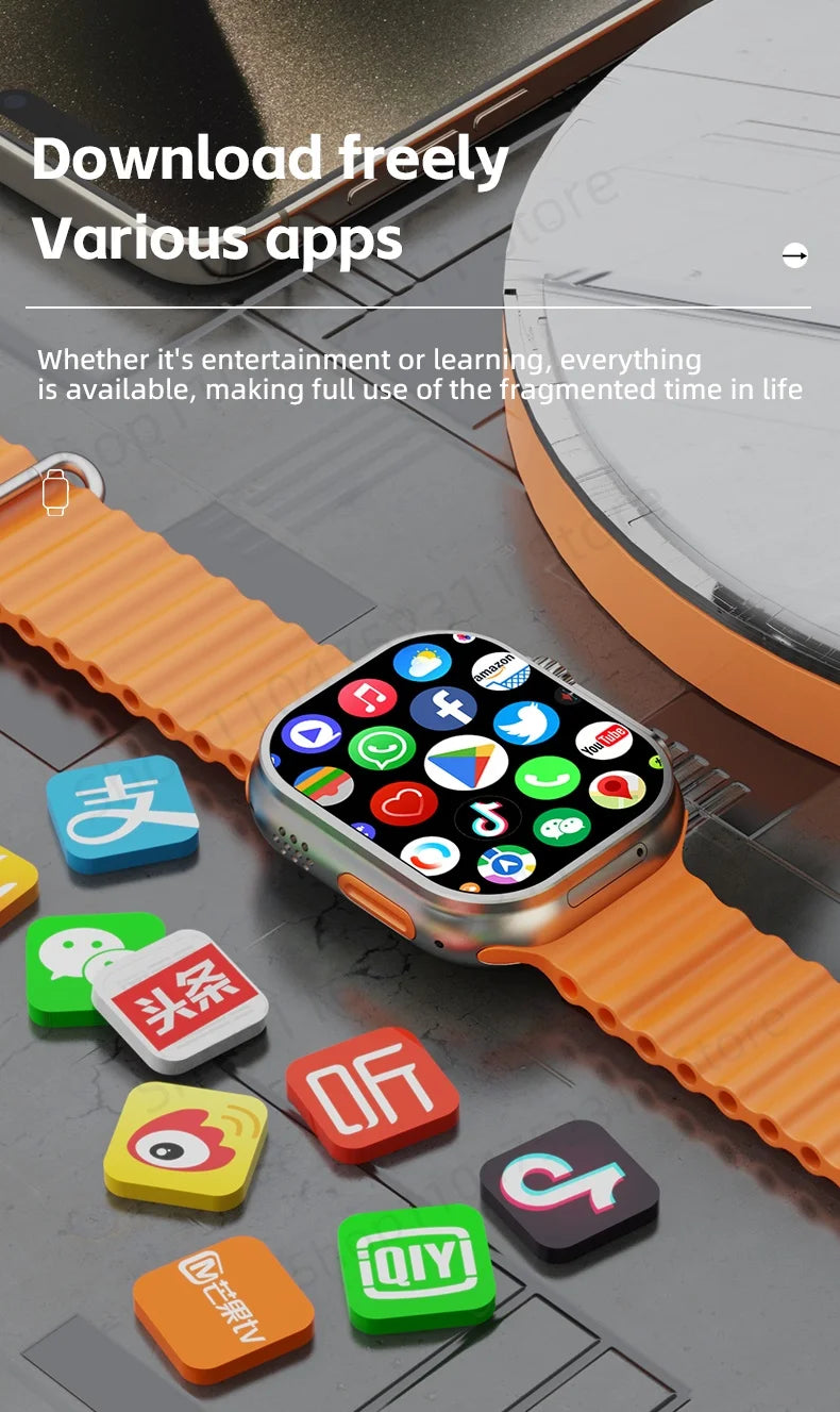 CD12 Smartwatch: 5G LTE, Rotating Camera, 2.26"