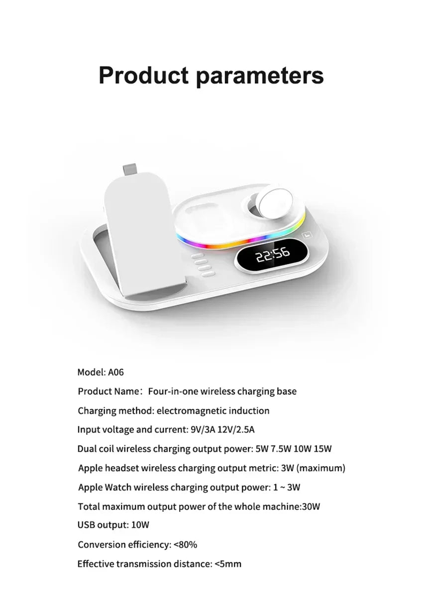 Fast Wireless Charging Station 3-in-1 – Universal Dock