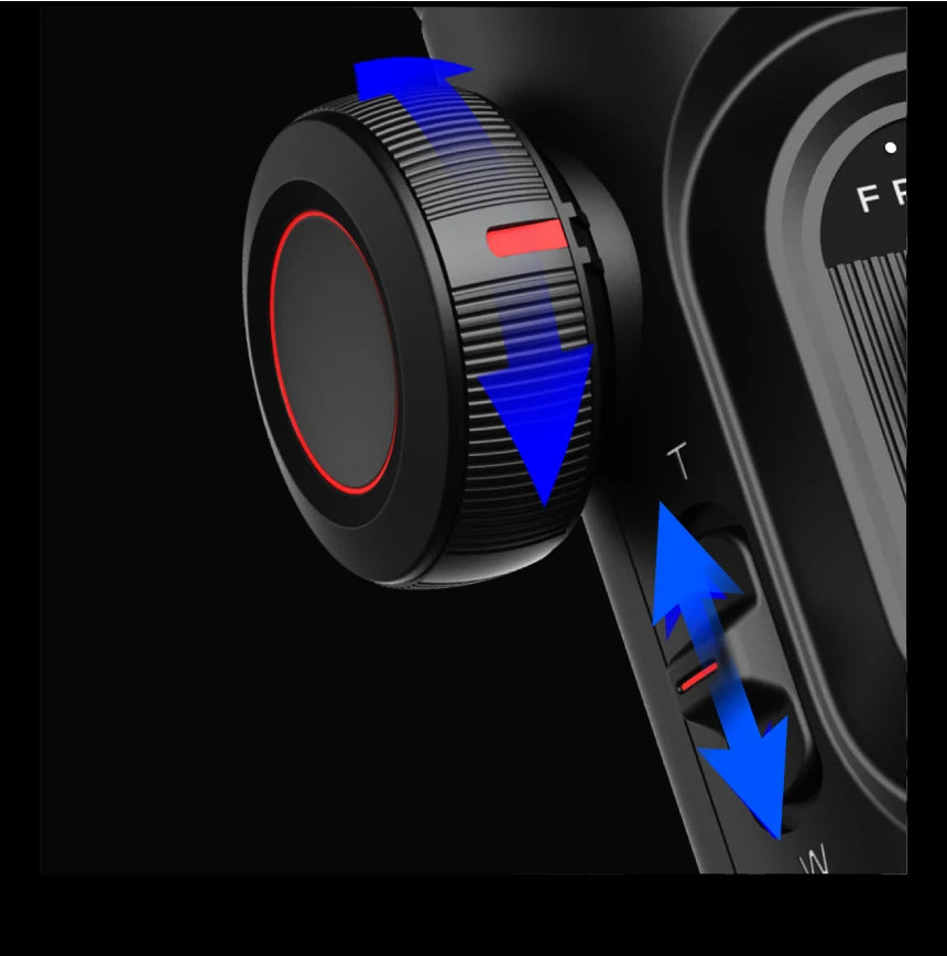 3-Axis Handheld Gimbal Stabilizer for Smartphones with Built-in Fill Light