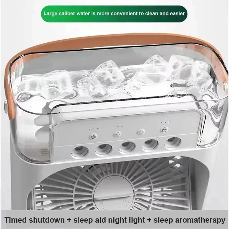 3-in-1 Smart Air Cooler – Portable AC, Humidifier & Night Light