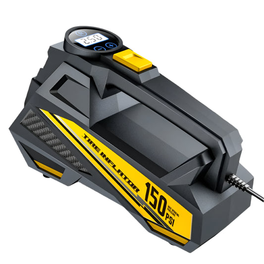 150PSI Corded Car Air Pump – Fast 12V Tire Inflator