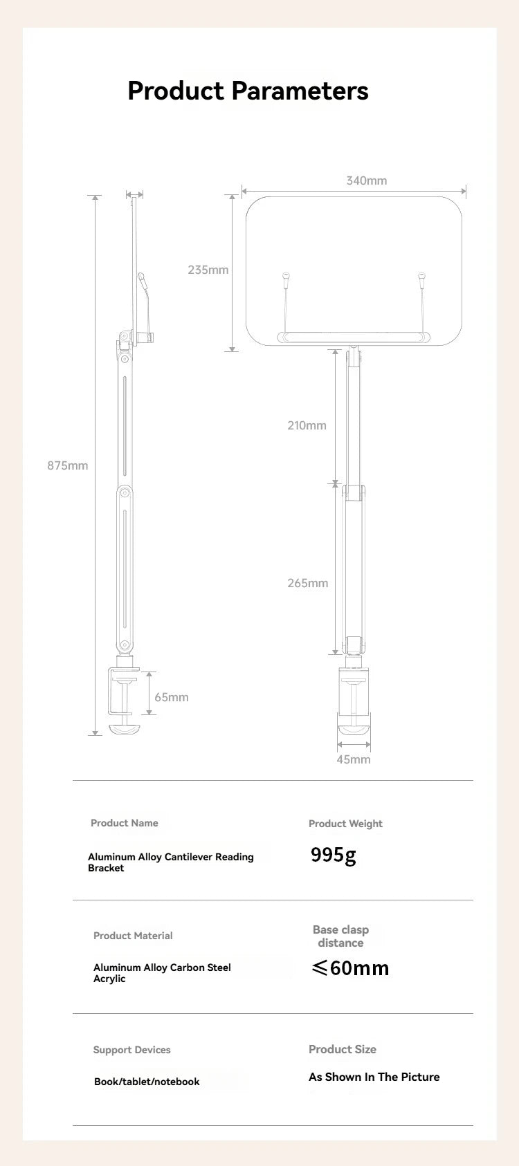 360° Rotating Laptop Stand – Adjustable & Foldable Aluminium Holder