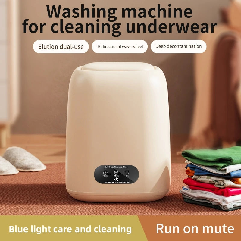 Portable Mini Washer – Fully Automatic with Spin Dryer, 220V