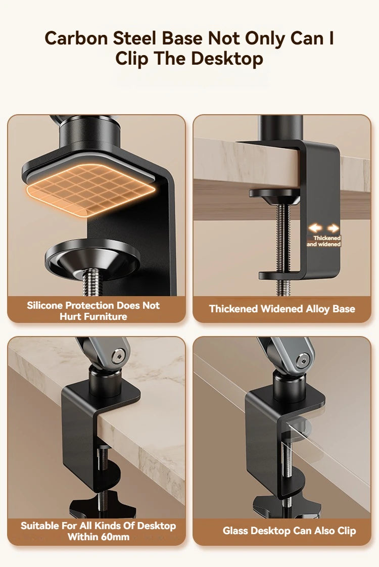 360° Rotating Laptop Stand – Adjustable & Foldable Aluminium Holder