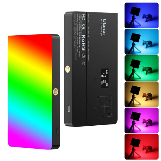 Full Color RGB Video Light (2500K-9000K) - Dimmable LED Photography Lighting