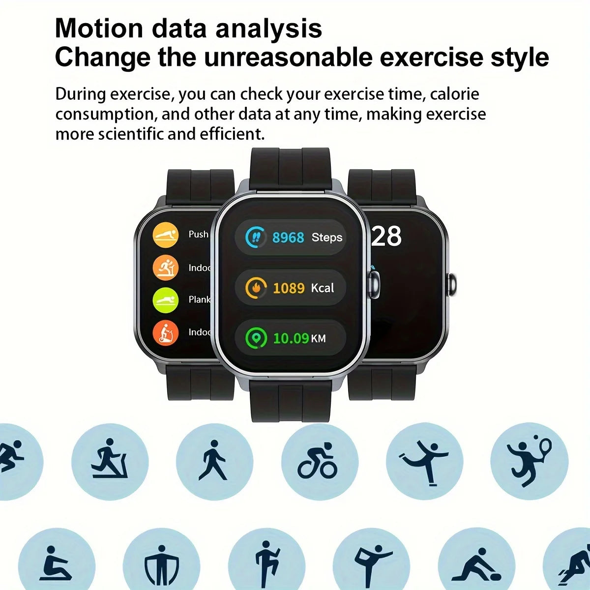 Smart Watch 2.01" HD Large Screen