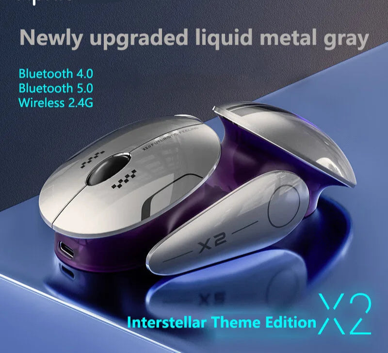 Inphic X2 - Silent Metal Wireless Mouse