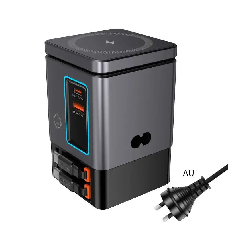 6-in-1 Fast Charging Station – 105W Retractable