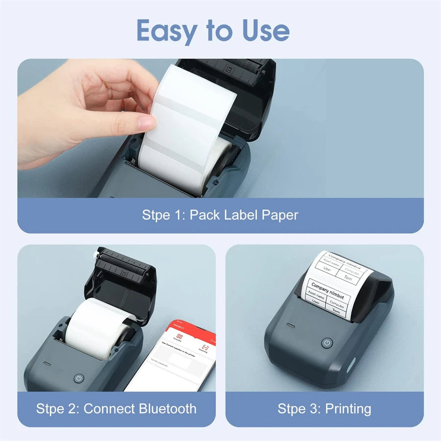Mini Portable Thermal Printer – Pocket-Sized