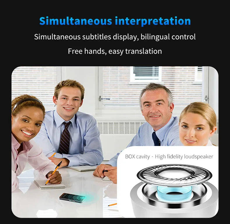 S85 Smart Translator – 138 Languages, Instant Offline Voice Translation, Large Screen