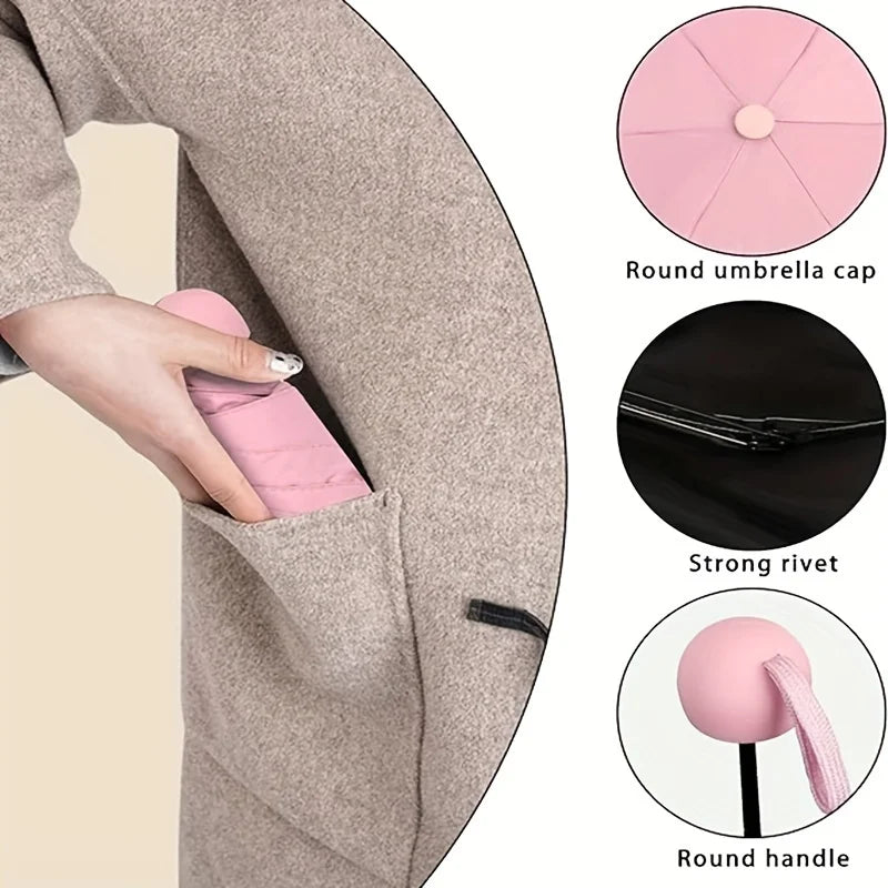 1pc UV-Proof Mini Umbrella