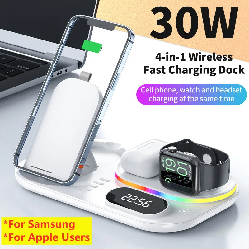 Fast Wireless Charging Station 3-in-1 – Universal Dock