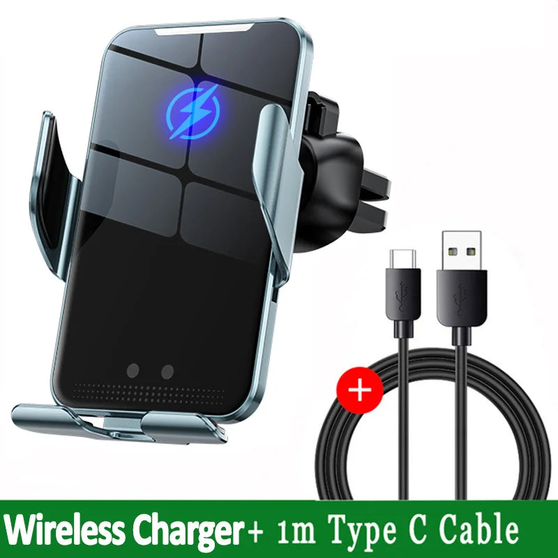 15W Fast Wireless Car Charger – Infrared Auto Mount