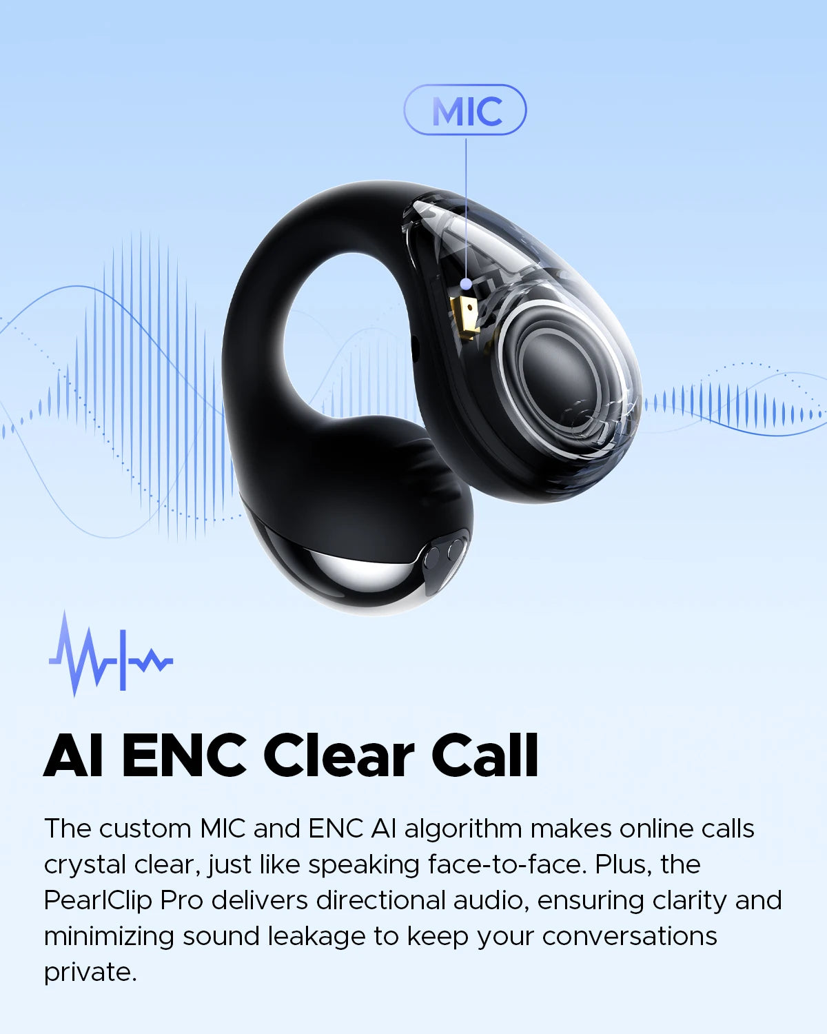 PearlClip Pro Wireless Earphones