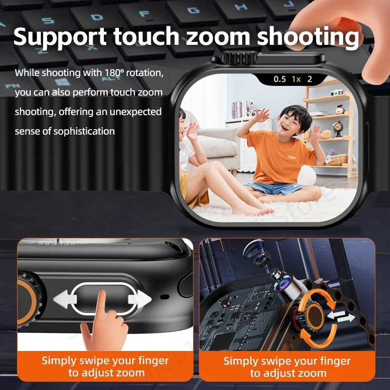 CD12 Smartwatch: 5G LTE, Rotating Camera, 2.26"