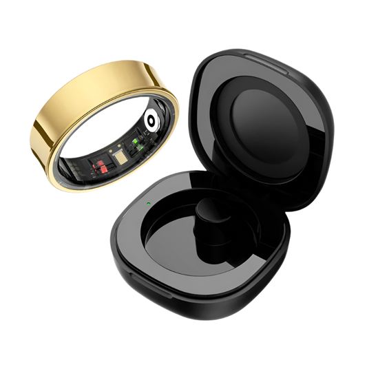 R09 Health Smart Ring – Heart Rate, SpO₂, Temp Tracking, 5ATM Waterproof