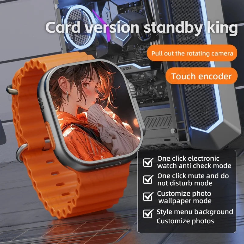 CD12 Smartwatch: 5G LTE, Rotating Camera, 2.26"