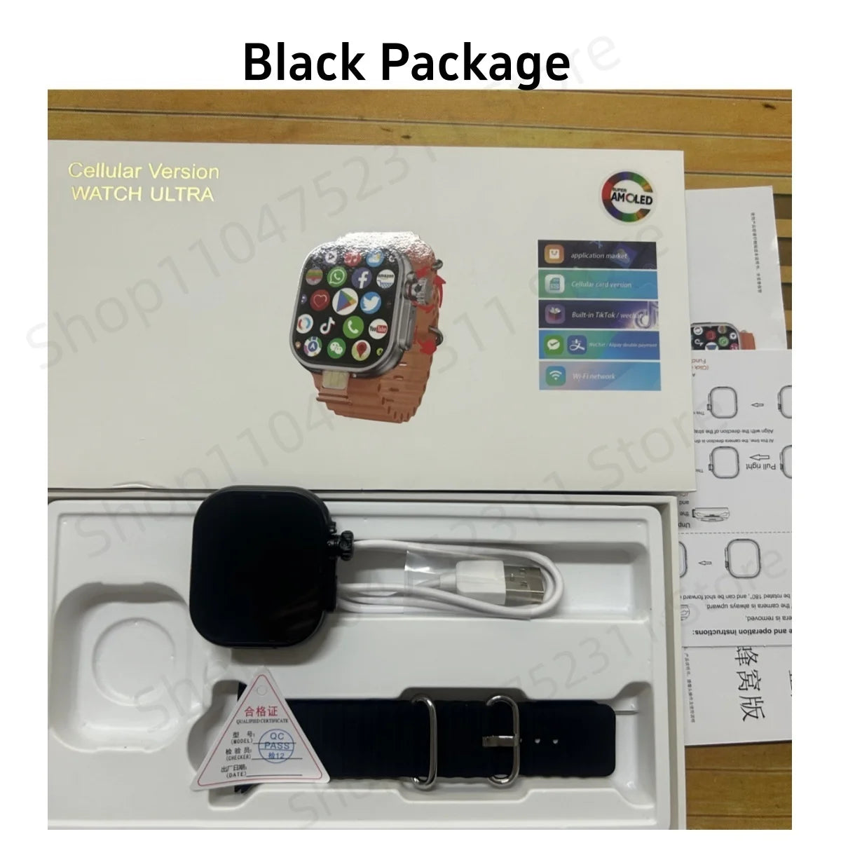 CD12 Smartwatch: 5G LTE, Rotating Camera, 2.26"