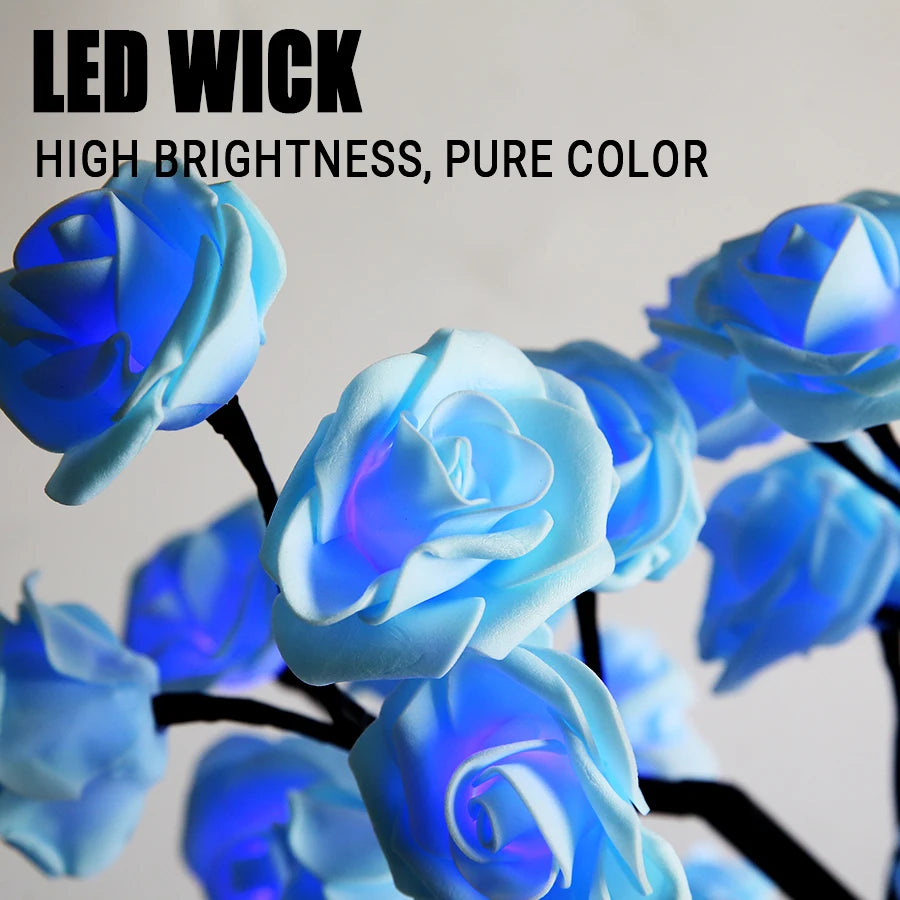 24-LED USB Flower Fairy Light – Enchanted Glow for Bedrooms, Weddings & Festive Ambiance