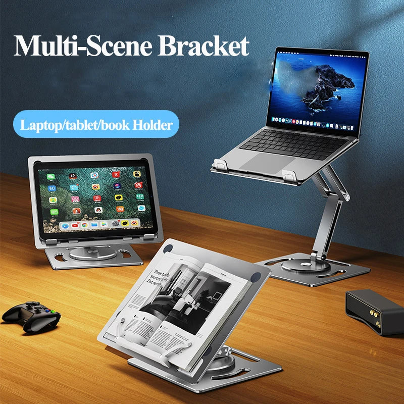 Versatile 360° Adjustable Laptop Stand – Lightweight Design