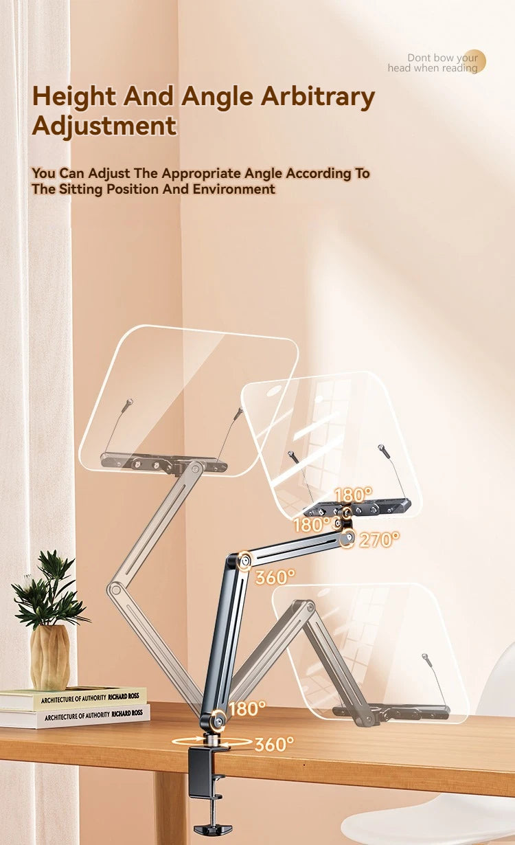 360° Rotating Laptop Stand – Adjustable & Foldable Aluminium Holder