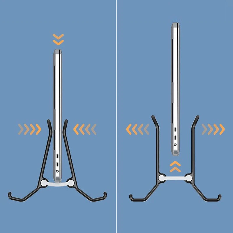 Vertical Laptop Stand Desktop Gravity Holder - ABS Plastic Notebook Dock