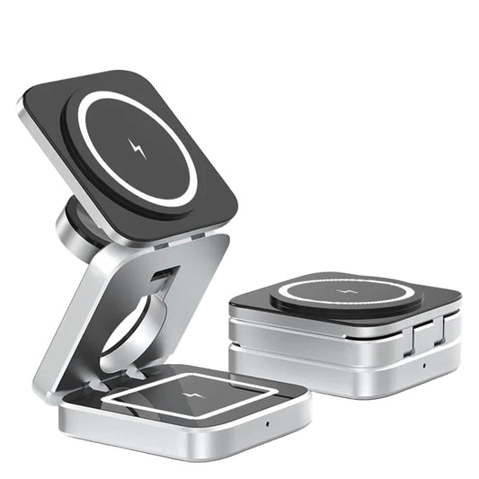 3-in-1 Magnetic Wireless Charger – 30W Fast Charging