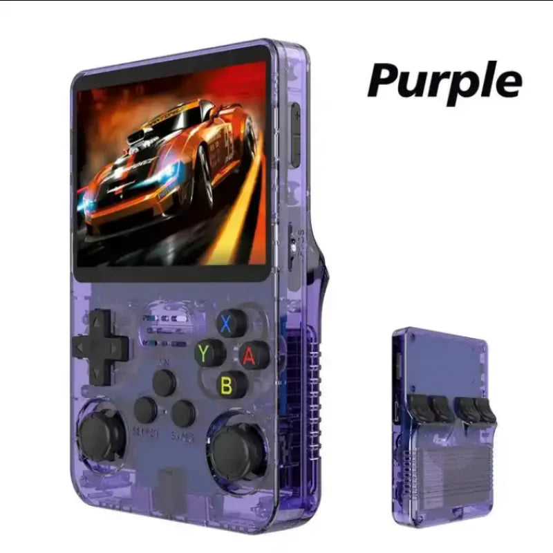R36S Retro Handheld Console – 3.5" IPS, 64GB, 10,000+ Games! Portable Gaming for All Ages