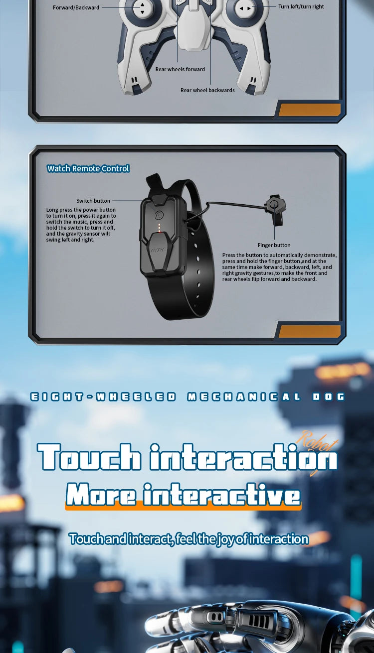 Stunt Master - 8WD Intelligent Robot Dog
