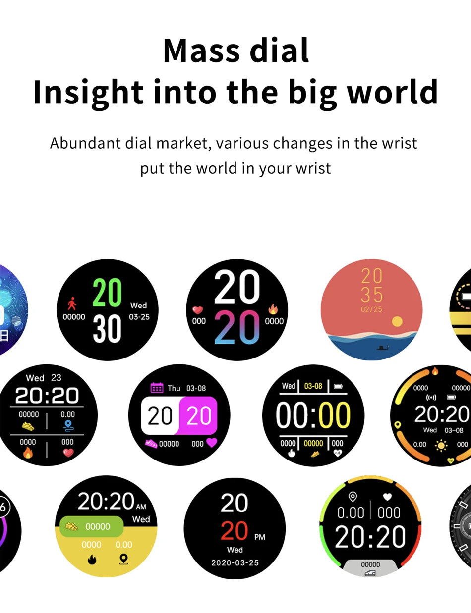 LIGE ZL02 Smartwatch – Touch Screen, Bluetooth Calls, IP67 Waterproof