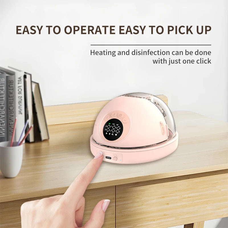Wireless Wearable Breast Pump with Heating & Sterilization