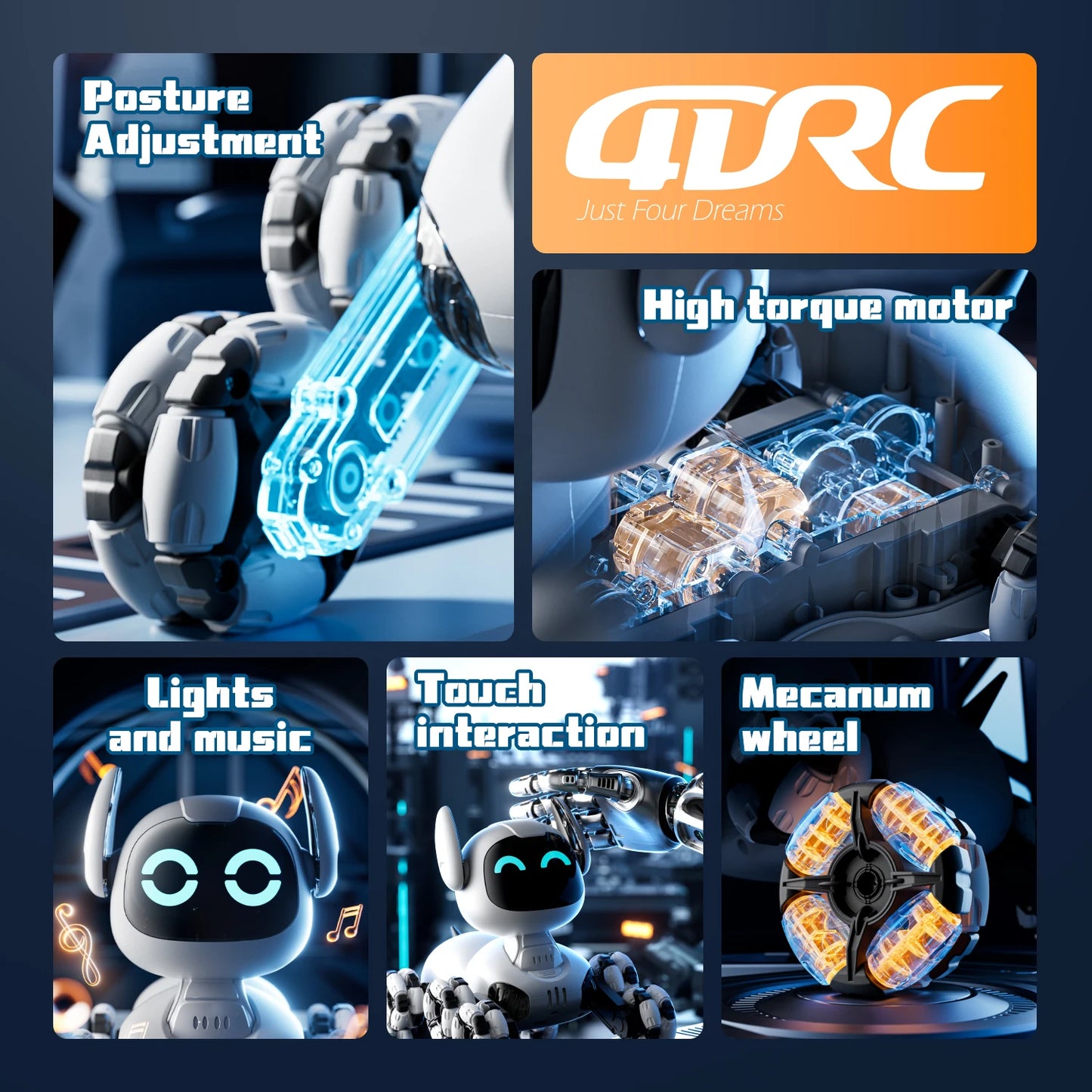 Stunt Master - 8WD Intelligent Robot Dog