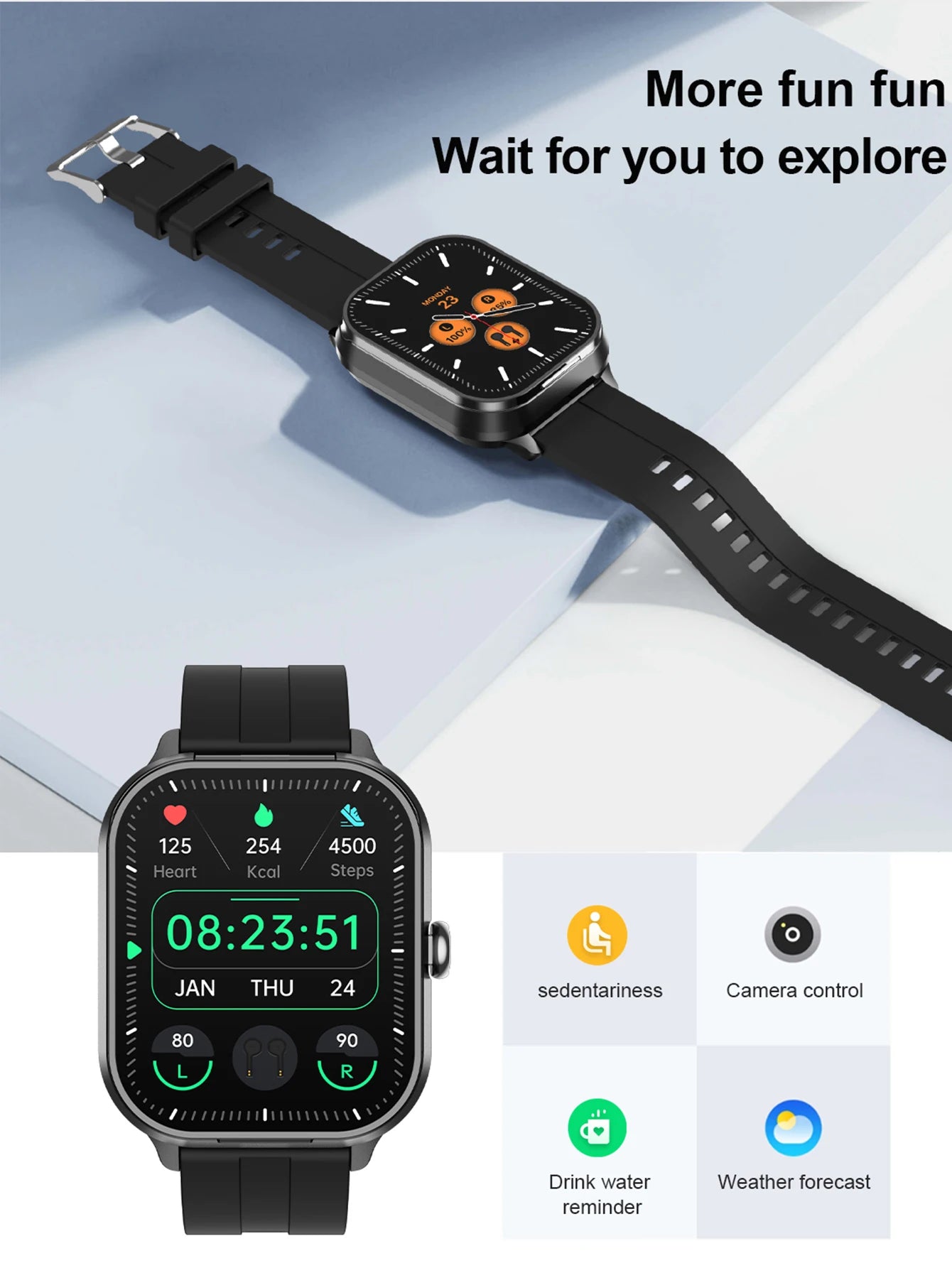 Smart Watch 2.01" HD Large Screen