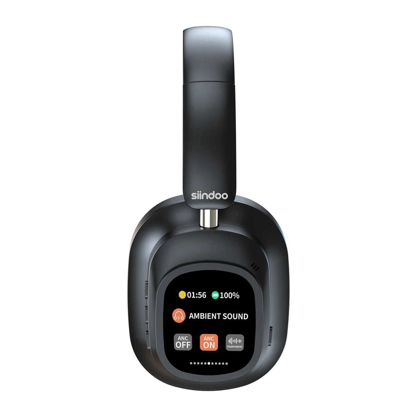 Hybrid ANC Wireless Headphones w/ Touch Control & LED Display