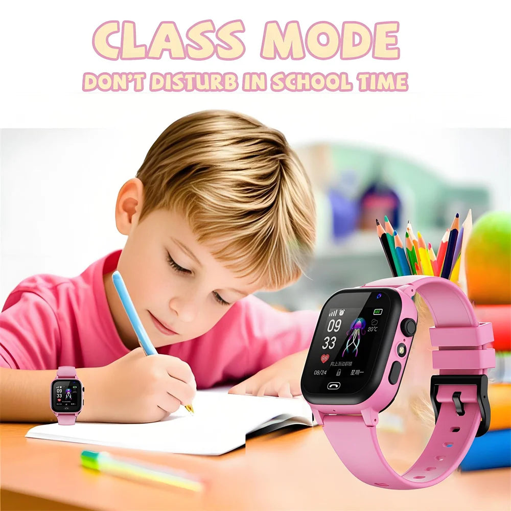 4G Kids Smart Watch – GPS, Camera, Waterproof & SOS Calls