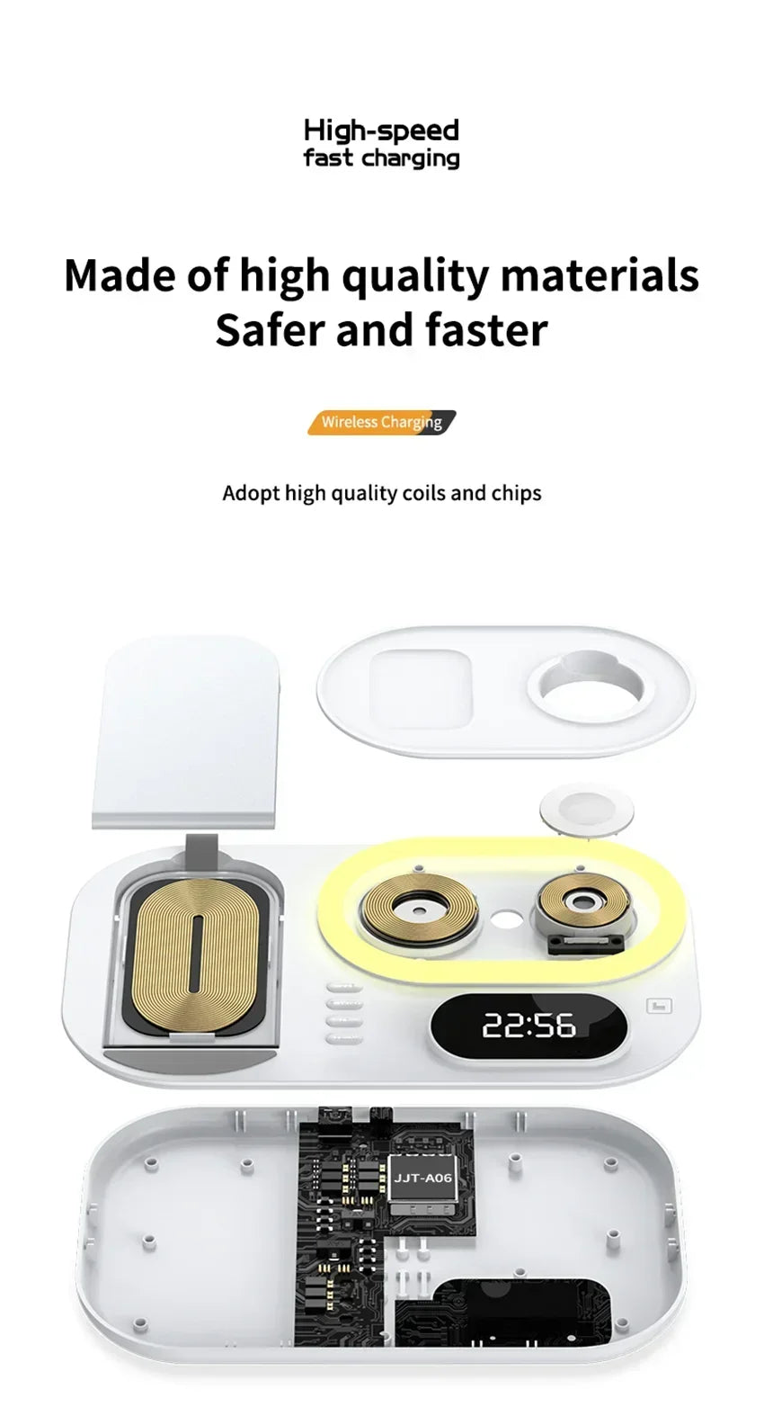 Fast Wireless Charging Station 3-in-1 – Universal Dock