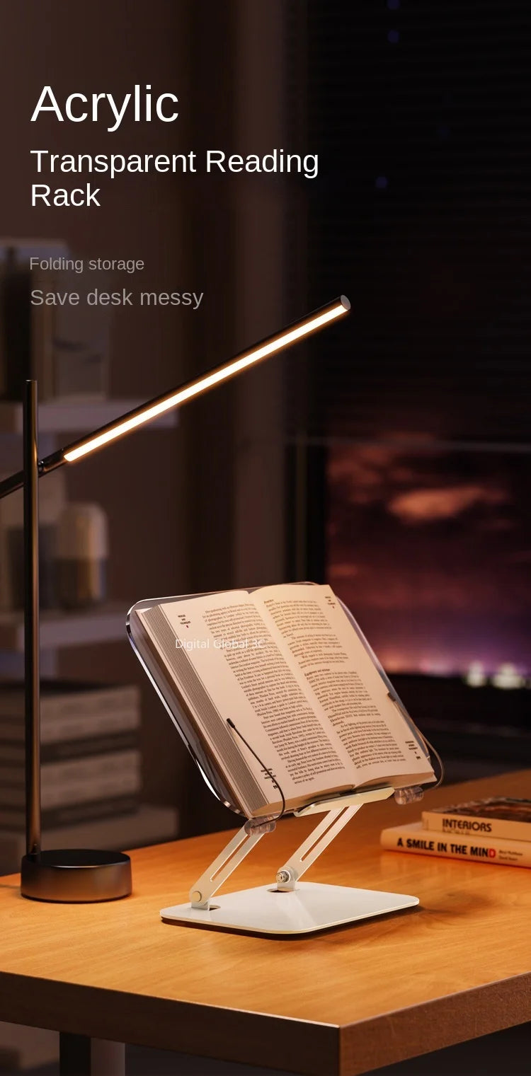 Adjustable Aluminium Book Stand with Various Heights and Angles