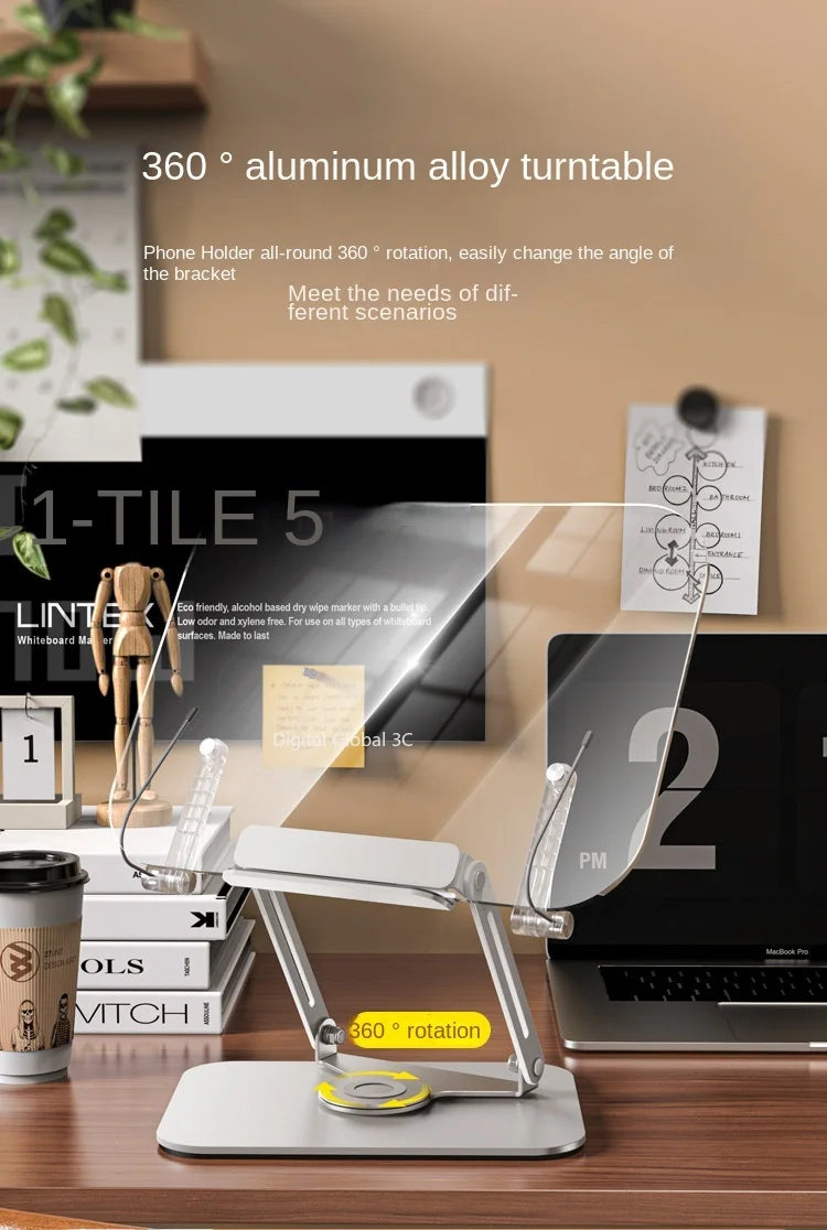 Adjustable Aluminium Book Stand with Various Heights and Angles