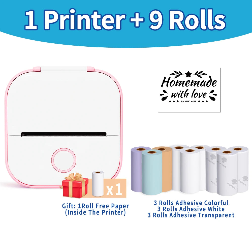 T02 Portable Mini Thermal Printer