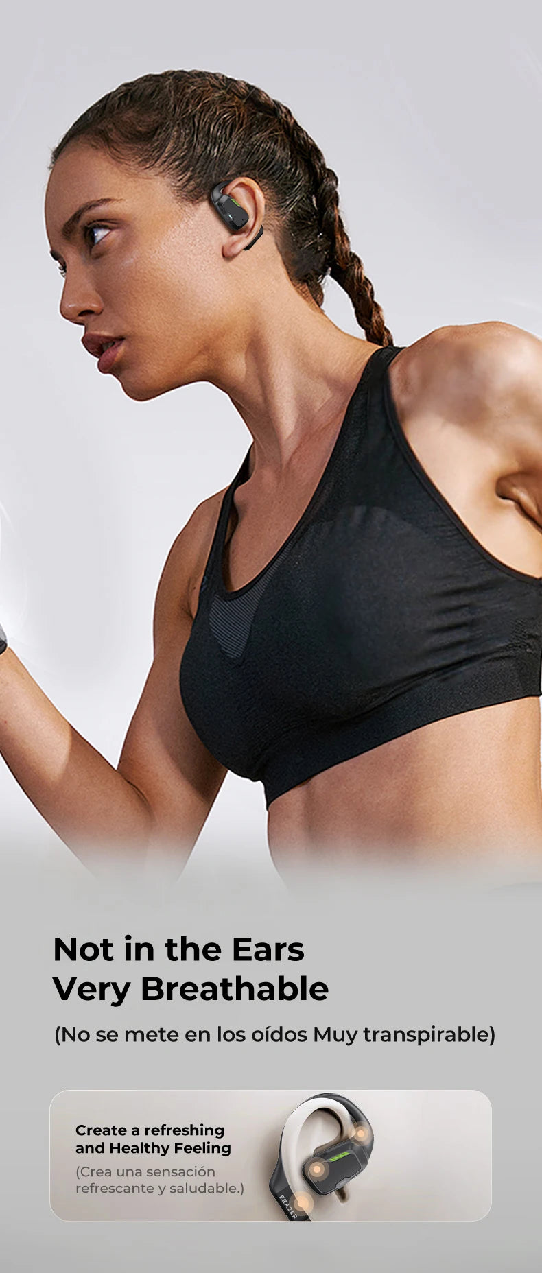 ERAZER XP6 – AI Wireless Sleep Headphones with ASMR & DIY Equalizer