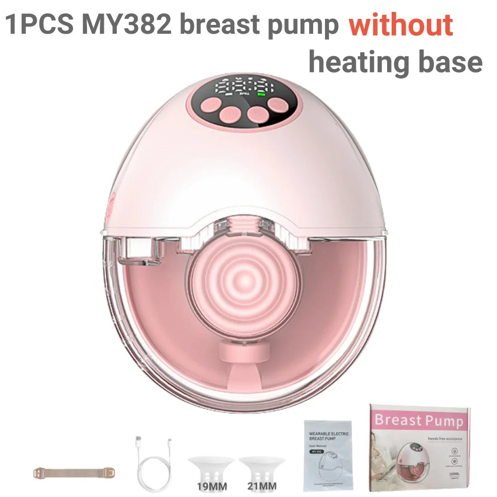 Wireless Wearable Breast Pump with Heating & Sterilization