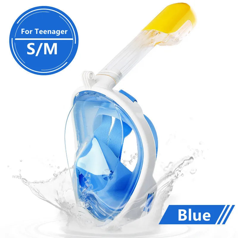Underwater Anti-Fog Full Face Snorkel Mask