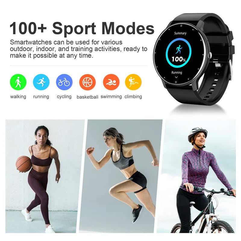 LIGE ZL02 Smartwatch – Touch Screen, Bluetooth Calls, IP67 Waterproof