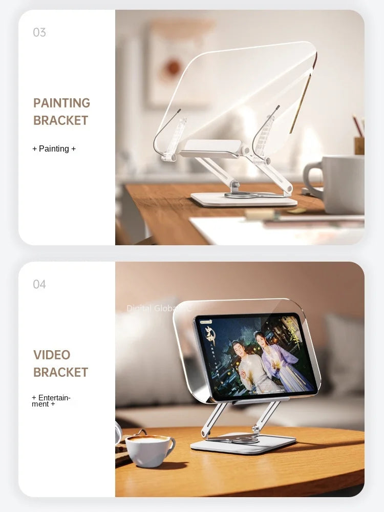 Adjustable Aluminium Book Stand with Various Heights and Angles