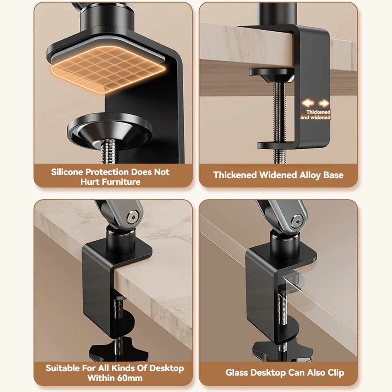 360° Rotating Laptop Stand – Adjustable & Foldable Aluminium Holder