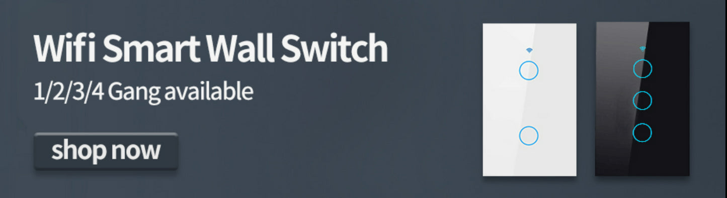 Smart Touch Wall Switch – 1/2/3/4 Gang, WiFi