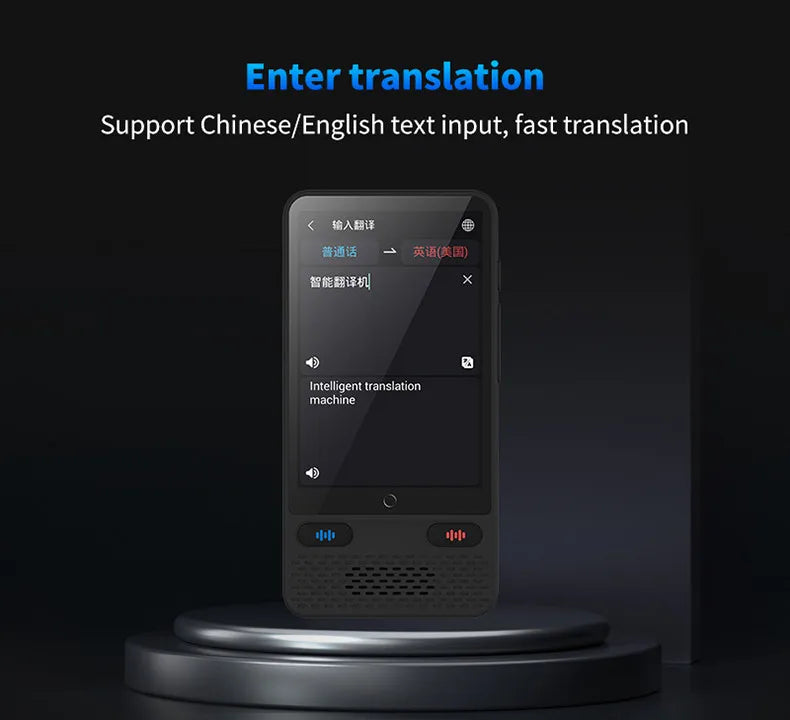 S85 Smart Translator – 138 Languages, Instant Offline Voice Translation, Large Screen