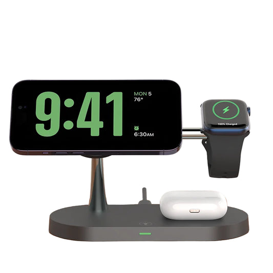 3-in-1 Fast Wireless Charging Stand